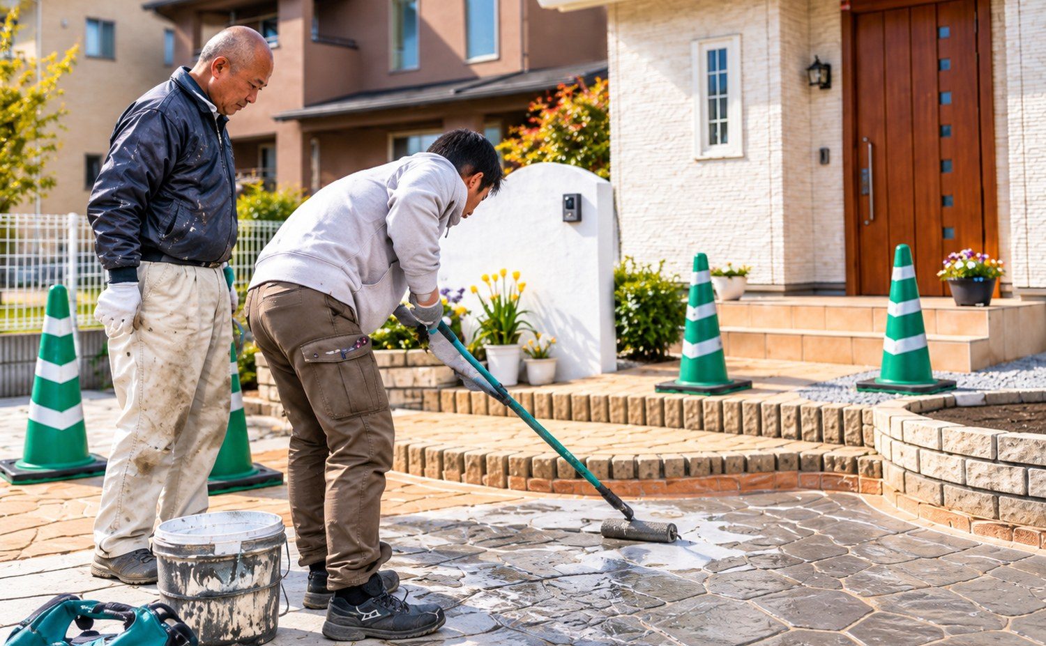 自社の職人による施工