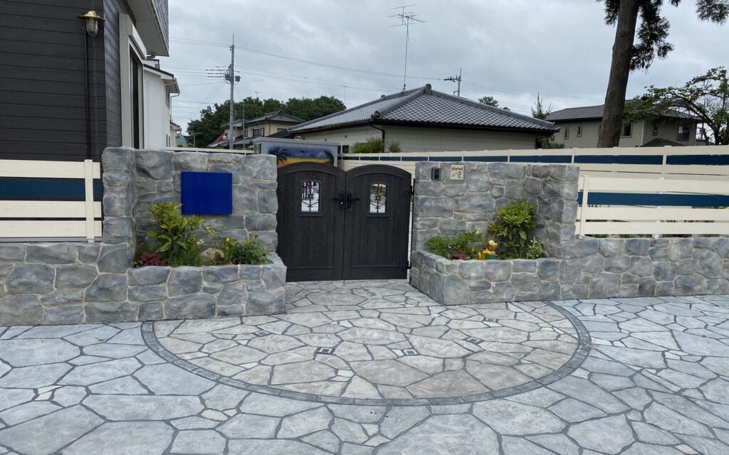 ローラーストーン施工事例